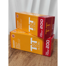 Сигаретні гільзи для тютюну T&T Full Flavour 200 шт фільтр 20 мм